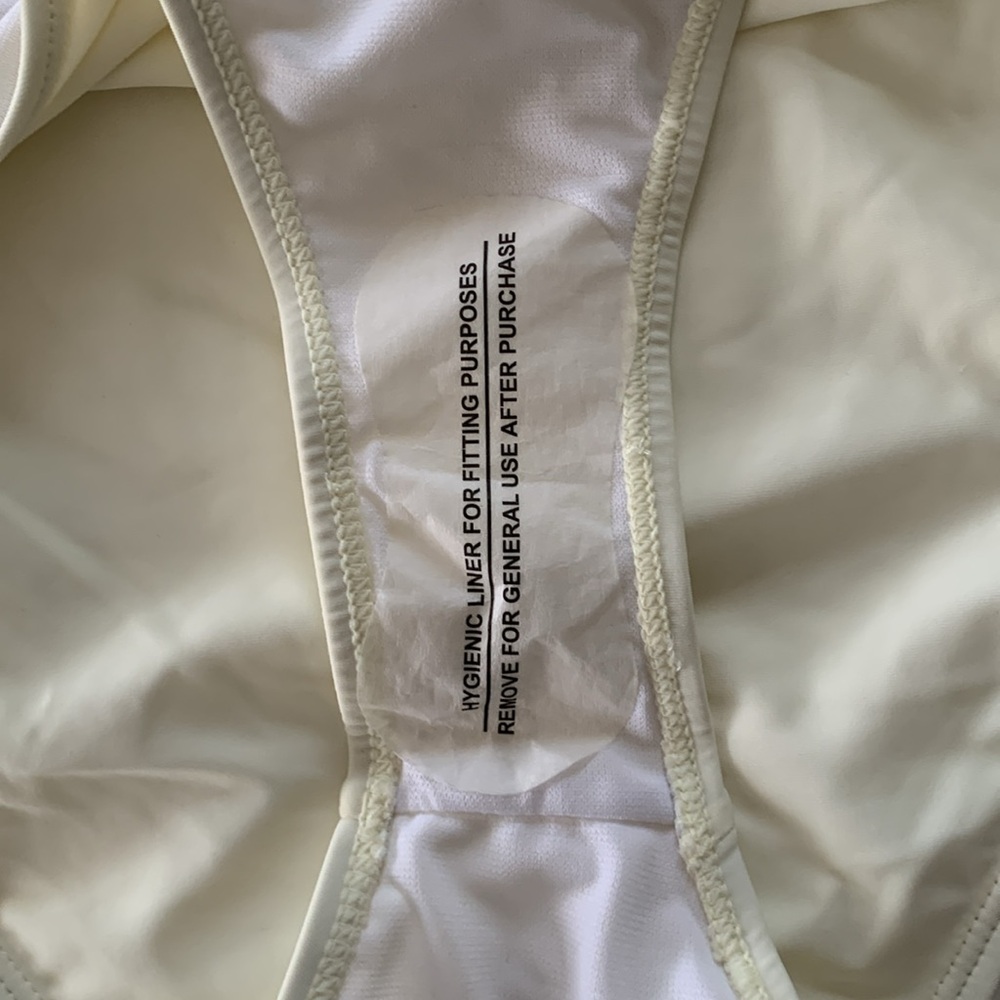 New, Strapless one piece swimsuit with versatile belt/neck tie. Unbranded, lined - Picture 6 of 6